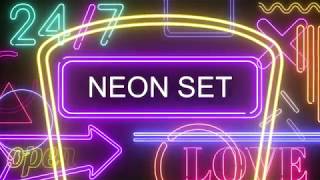 Wondershare Filmora Neon Set