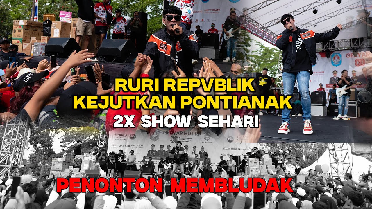 RURI KEJUTKAN PONTIANAK! 2x SHOW SEHARI, PENONTON MEMBLUDAK