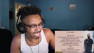 Drake - First Person Shooter ft. J. Cole (Lyrics) | Reaction