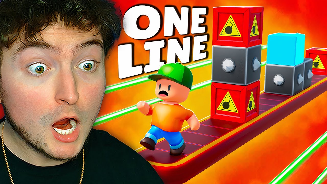 One Line BlockDash in Stumble Guys!