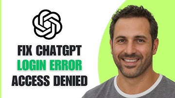 How To Fix ChatGPT Login Error Access Denied (Step By Step)