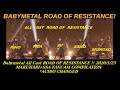 BABYMETAL ROAD OF RESISTANCE! 2020/01/25 All Cast MAKUHARI LIVE +SSA FANCAM COMPILATION*AUDIO CHANGE