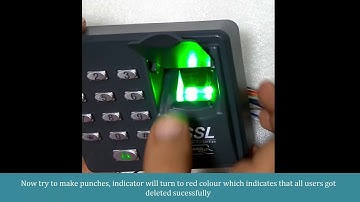 How to delete all users in eSSL X7