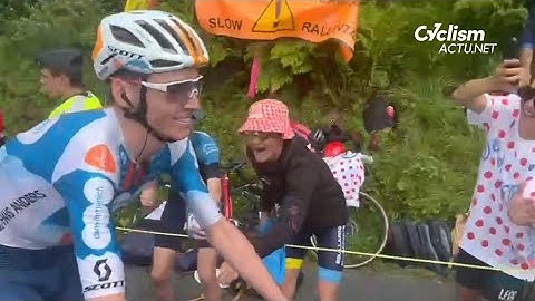 Tour de France 2024 - C'était le Virage Romain Bardet au Puy Mary, ce mercredi sur la 11e étape !