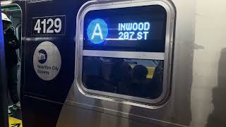 4K⁶⁰: 207 St bound R211A A via F at East Broadway