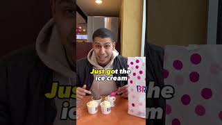 BASKIN ROBBINS Ice Cream On A DIET!!🍦😱 #icecream #diet