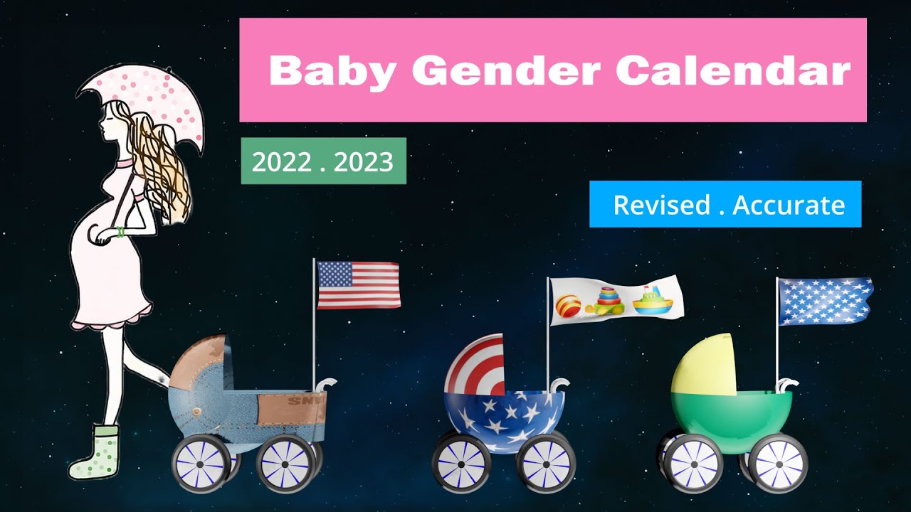 2023 Chinese Baby Gender Predictor, Baby Gender Pregnancy Calendar Chart
