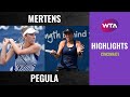 Elise Mertens vs. Jessica Pegula | 2020 Cincinnati Quarterfinal | WTA Highlights