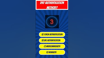 Solve This Django Rest Framework Quiz in 6 seconds #shorts #shortsfeed