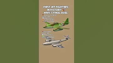 Me 262 vs Gloster Meteor – First Jet Fighters Clash! ⚔️✈️