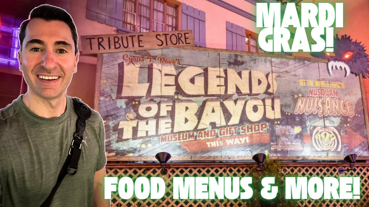 Universal Orlando Update!  2025 Mardi Gras Tribute Store, Food & Drink Menu Previews
