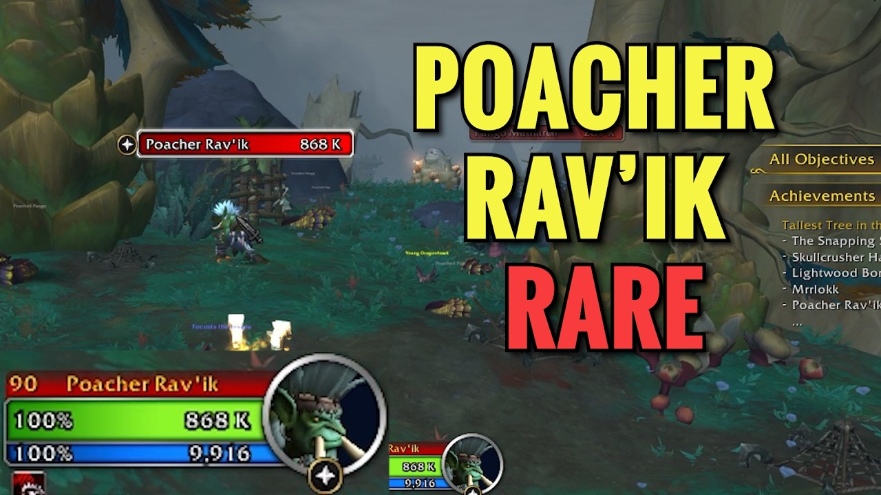 Poacher Rav'ik Rare Location (Tallest Tree in the Forest) (WoW Midnight)
