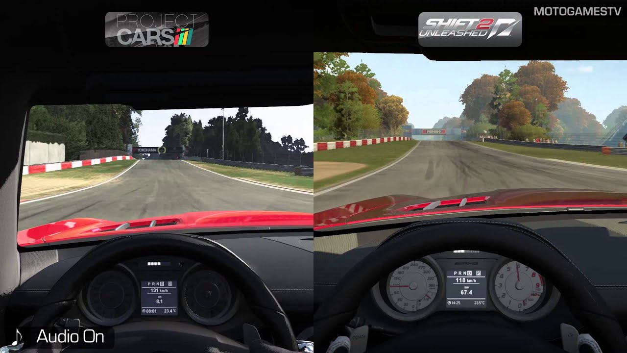 Project cars vs shift 2 mercedes sls amg at zolder youtube