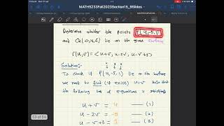 Parametric Surfaces Part 1 out of 3