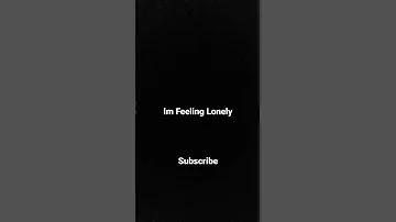 I'm feeling lonely SONG #shorts