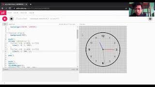 Membuat Jam Analog dengan P5JS