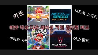 모바일 레이싱 게임 4종 장단점 비교 +인게임 플레이 영상 screenshot 5