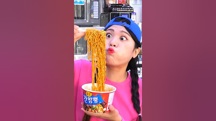 편의점 떡볶이 라면 먹방 Convenience Store Food Mukbang