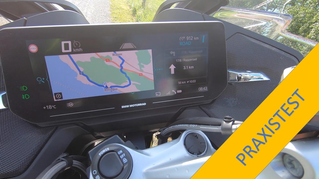 Praxistest BMW Connected App Navi-Test, Vergleich auf der BMW 1250 GS ...