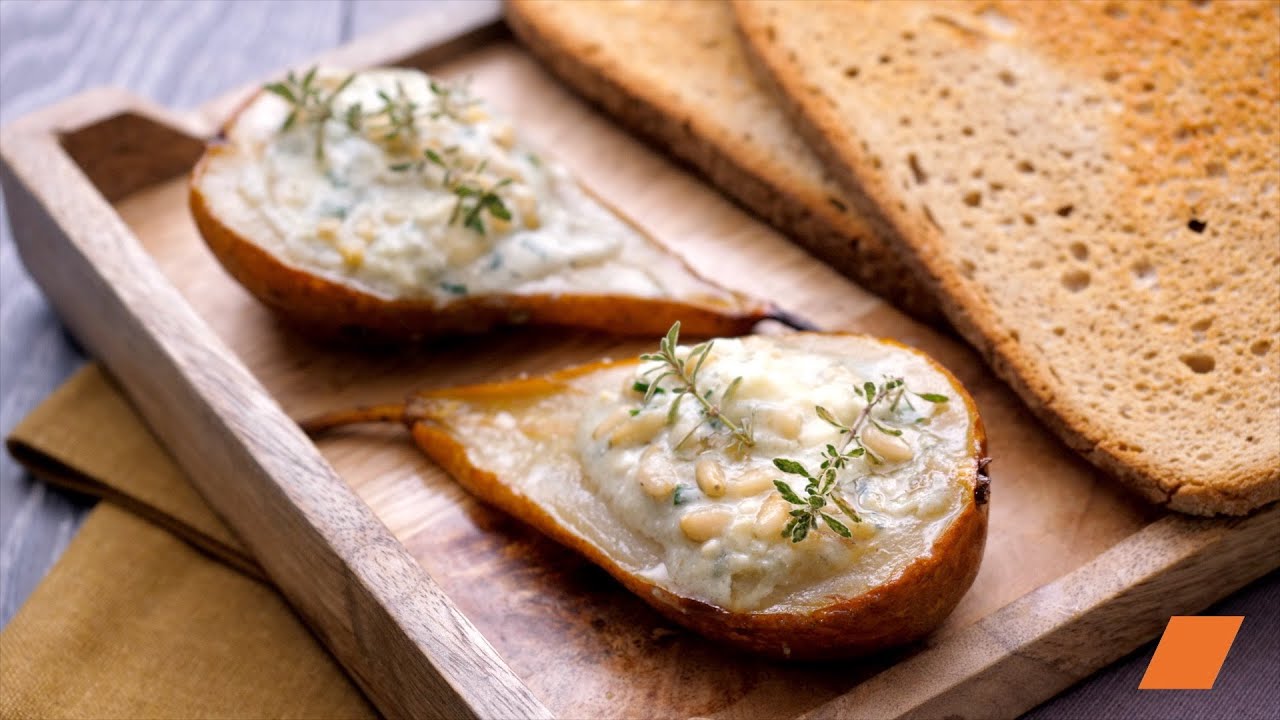 #Poires Conférence rôties au #Roquefort 🍐🍴😉