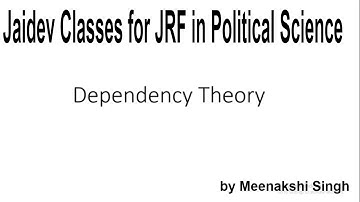 Dependency Theory in International Relation