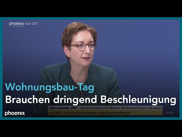 aktuell - Wirtschaftsminister Habeck beim Wohnungsbau-Tag