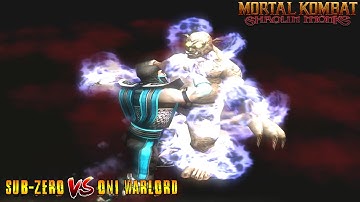 Killing Oni Warlord (Sub-Zero Story Part 1) - Mortal Kombat Shaolin Monks |HARD 1080P Gameplay