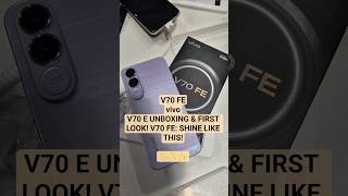 Vivo V70 FE Unboxing &amp; Review - The New Mid-Range King? 👑 Vivo V70 FE Design &amp; Build Quality 📱