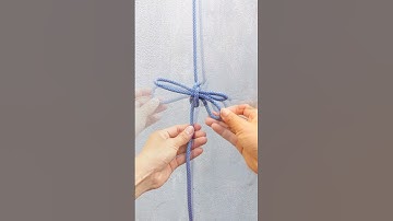 Idea for you of tying Double Alpine Butterfly Loop Knots/ rope knot#146