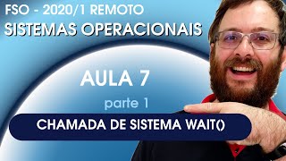 A chamada de sistema WAIT() - FSO - a07p1
