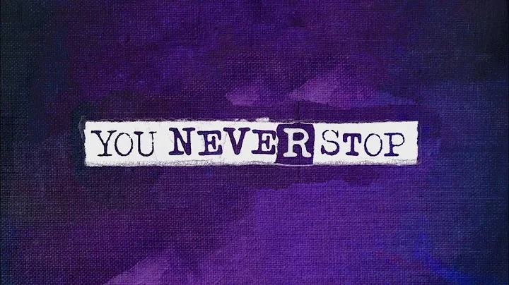 Aaron Boyd - YOU NEVER STOP (Official Music Video)