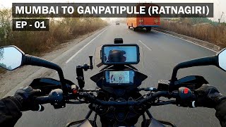 EP01 | Mumbai To Ganpatipule | Ratnagiri | KTM Adventure 250 | Exploring Ganpatipule | 6TH GEAR