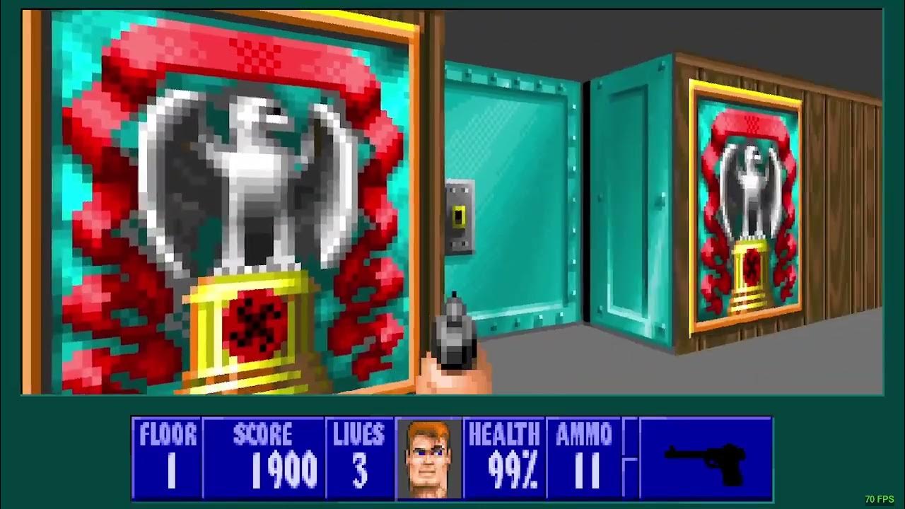Wolfenstein 3D level 1 running on Luxtorpeda (on Linux) Wolfenstein 3D level 1 running on Luxtorpeda (on Linux)