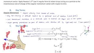 Angular Momentum and Torque Vectors