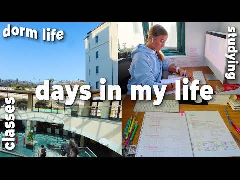 days in my life at SDSU {classes, dorms, studying}