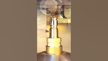 CNC brass custom machined parts. #cnc #cncmachining #machining #cncturning #turning #brass