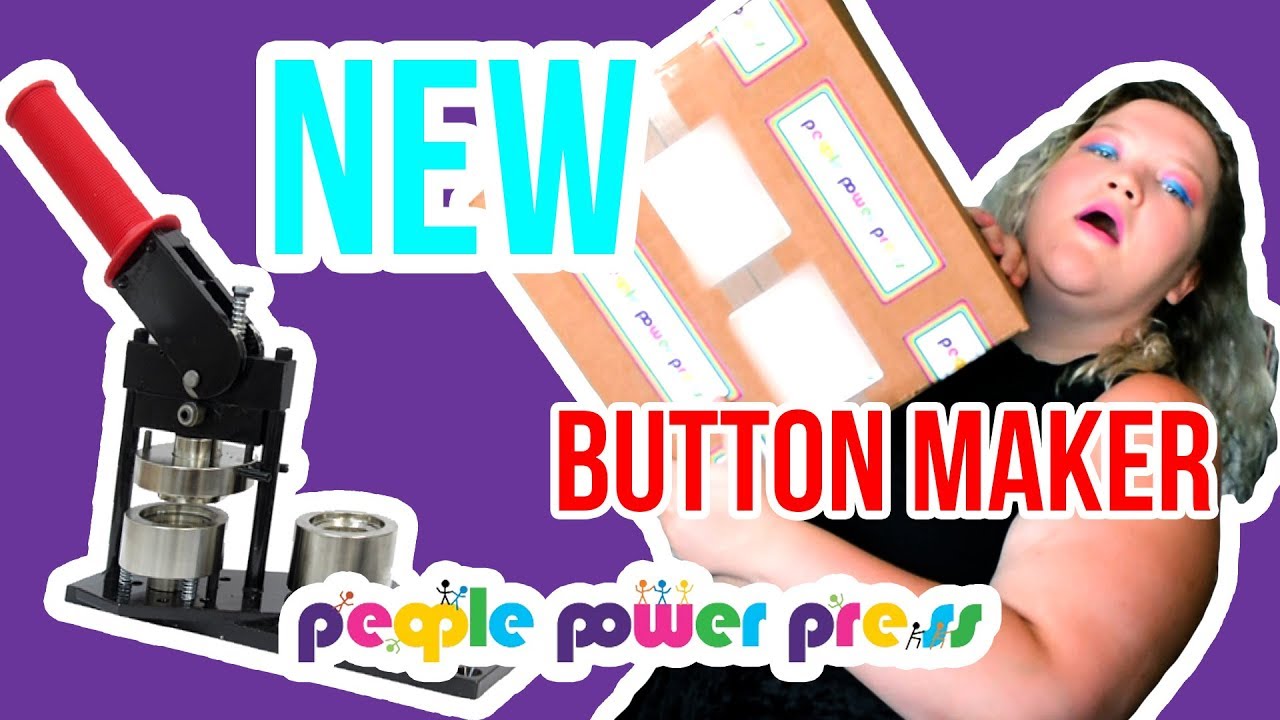 Unboxing a BUTTON MAKER from People Power Press
