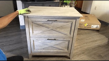 Bush Furniture Key West 2 Drawer Lateral File Cabinet Assembly Instructions (Step by Step Guide)