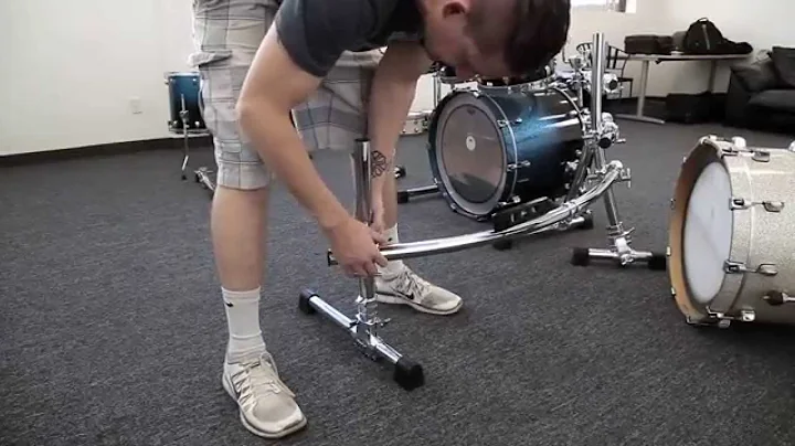 Jason Derulo Drummer James Agnew's Versatile Drum Rack | Brent's Hang pt1