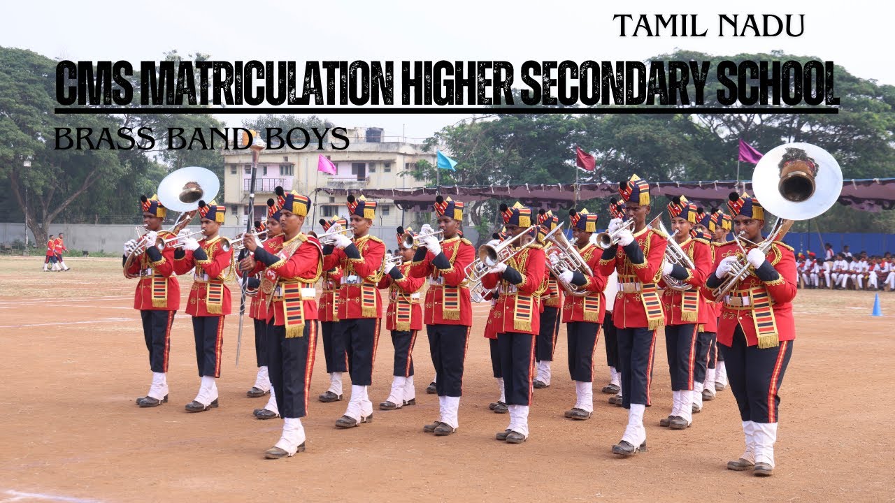 CMS Matriculation Higher Secondary School, Tamil Nadu - Brass Band Boys