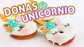 Como Hacer DONAS de UNICORNIO ? Tan Dulce