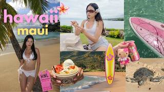 Hawaii Diaries🐚coconut girl summer dreams in MAUI, acai bowls, snorkeling, best island snacks