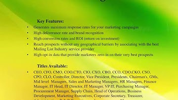 IBM Users Email List