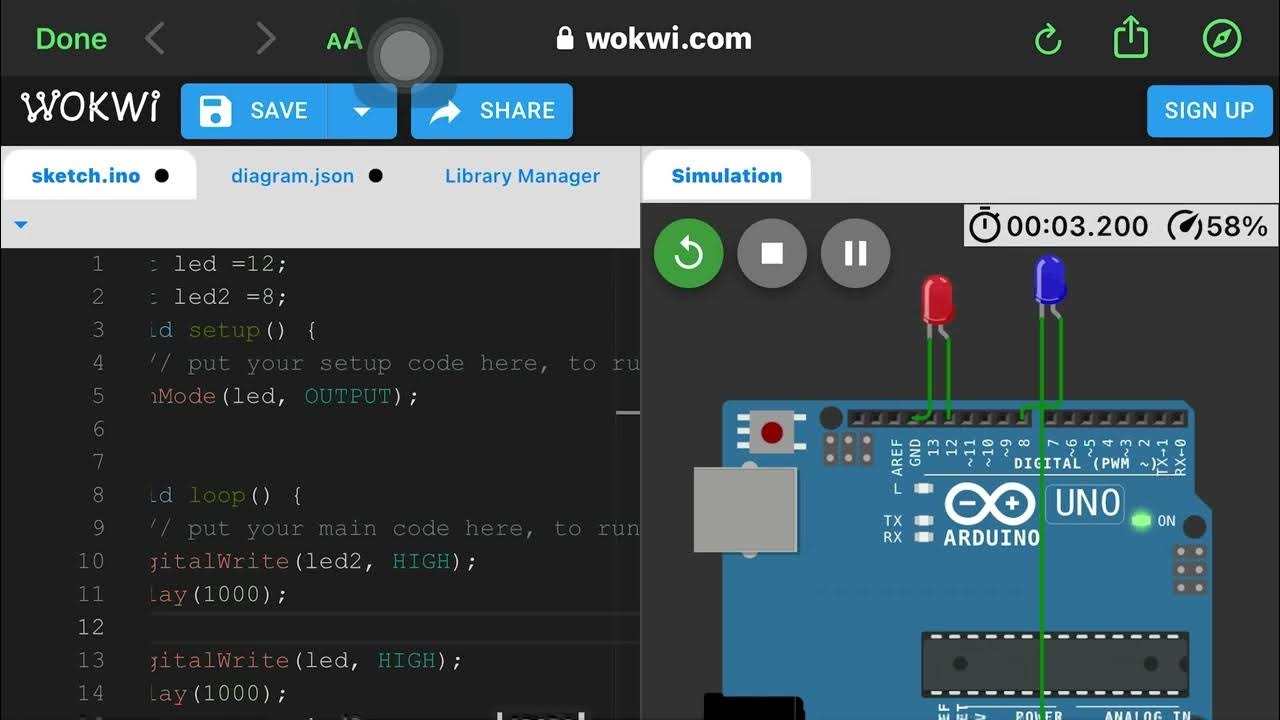 New Arduino Uno Project - Wokwi Simulator. - YouTube