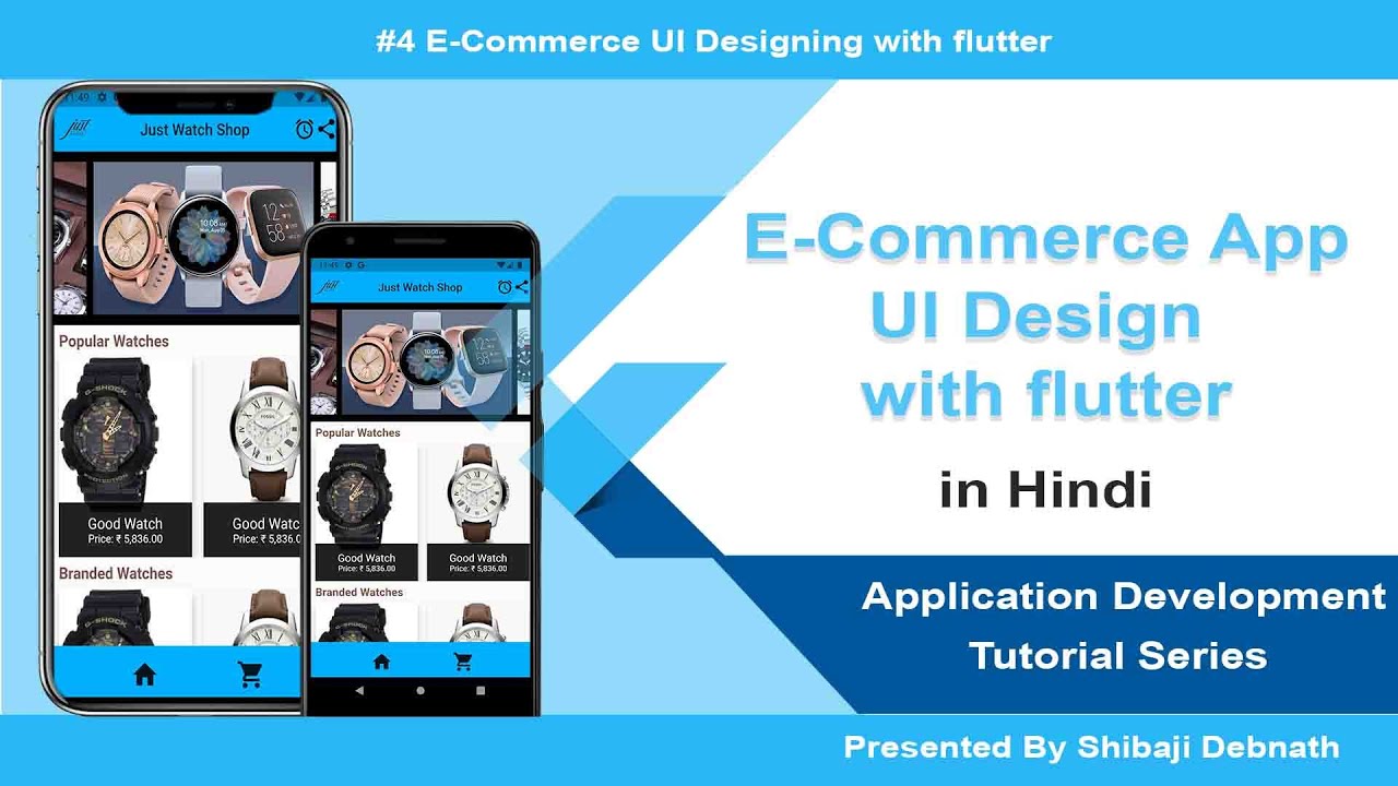 E Commerce App UI Design for Beginners | Flutter tutorial
