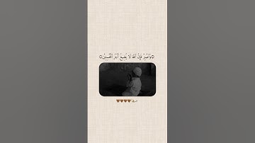 ﴿وَاصْبِرْ فَإِنَّ اللّهَ لاَ يُضِيعُ أَجْرَ الْمُحْسِنِينَ﴾ سورة هود 115 اسلام صبحي #quran