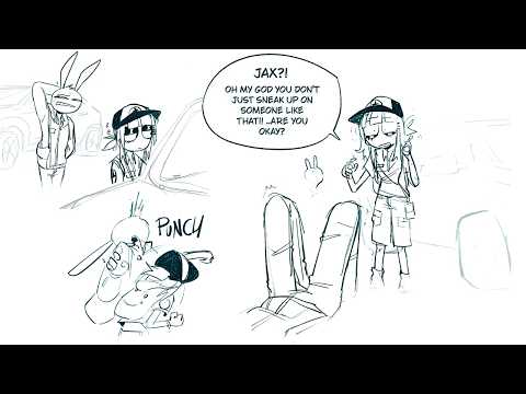 JAX GETS A CONCUSSION FROM POMNI! 🐰😵‍💫 The Amazing Digital Circus Comic DUB | TADC