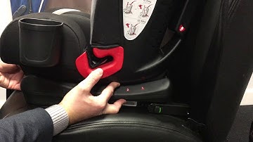 Simple steps to removing any ISOFIX car seat