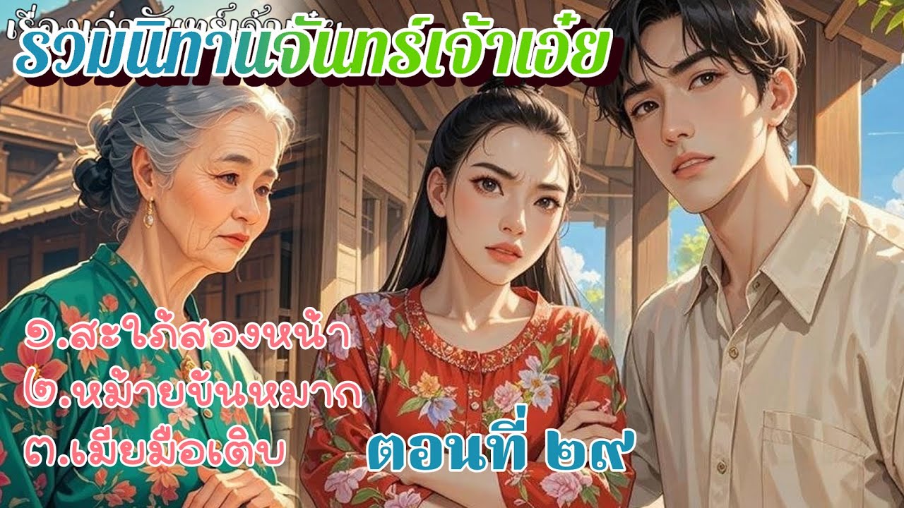 รวมเรื่องเรื่องเล่าจันเจ้าเอ๋ย ตอนที่ ๒๙ | สะใภ้สองหน้า หม้ายขันหมาก เมียมือเติบ
