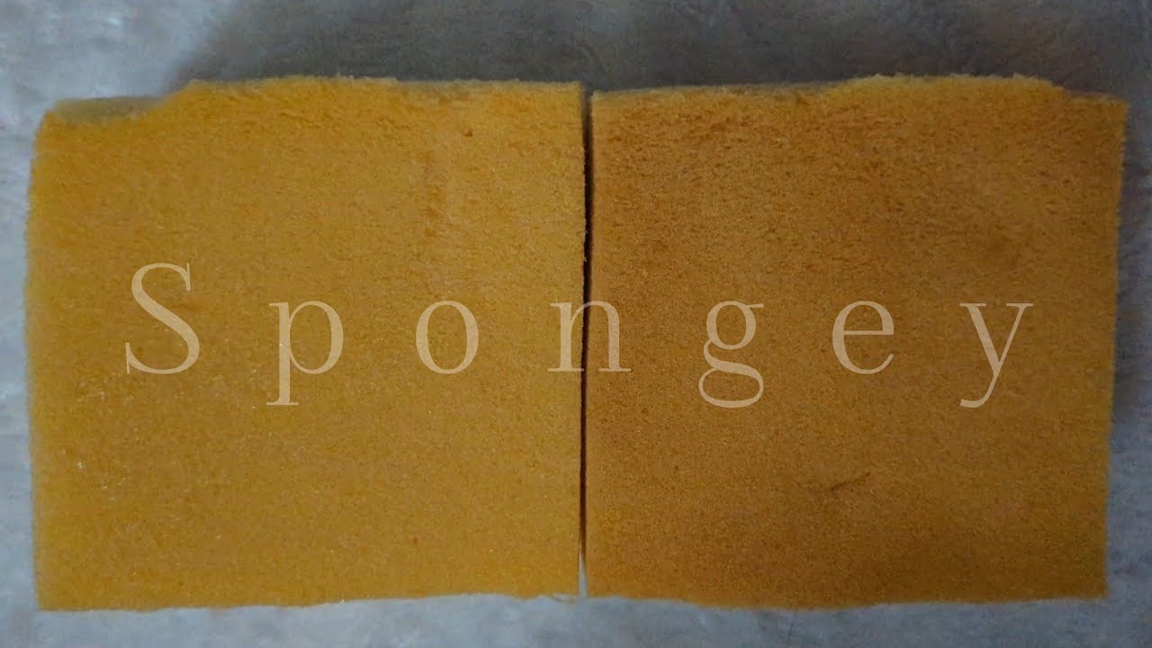 ASMR Sponge 🧽 Damp Squeezing, Scratching, Ripping Bleached and Non Bleached Foam 🧽 Bleach Week '24